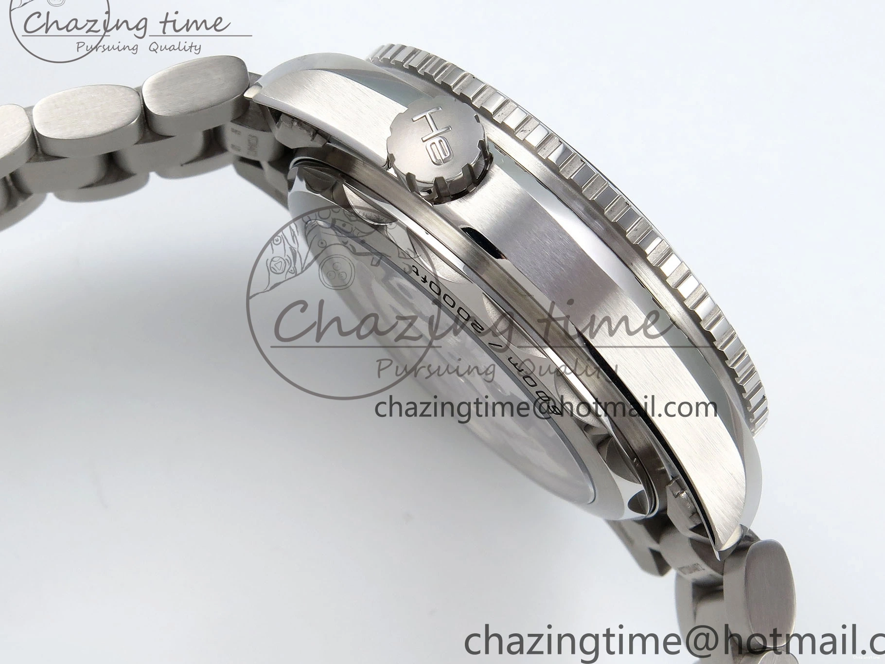 1224 Planet Ocean 600M ‘Tai Chi’ GMT 43.5mm VSF 1:1 Best Edition Black White Ceramic Bezel and Dial on SS Bracelet A8906 Super Clone Durable 7732